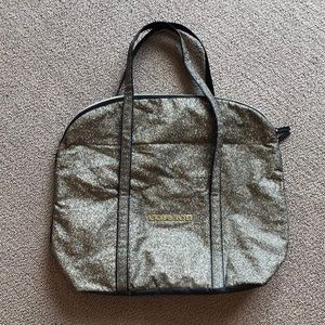 Victoria’s Secret gold glitter bag